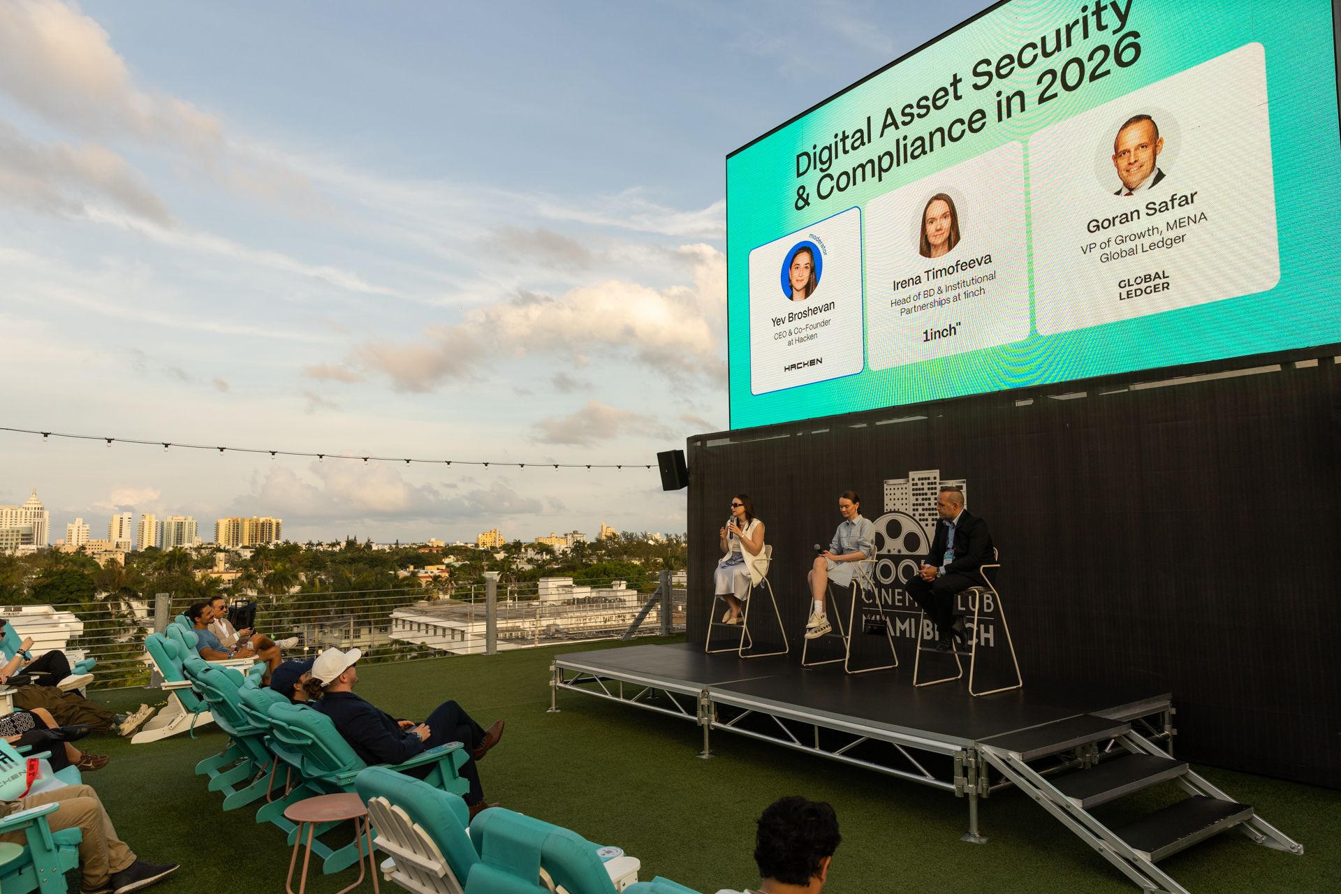 Panel discussion “Digital Asset Security & Compliance” during Consensus 2026