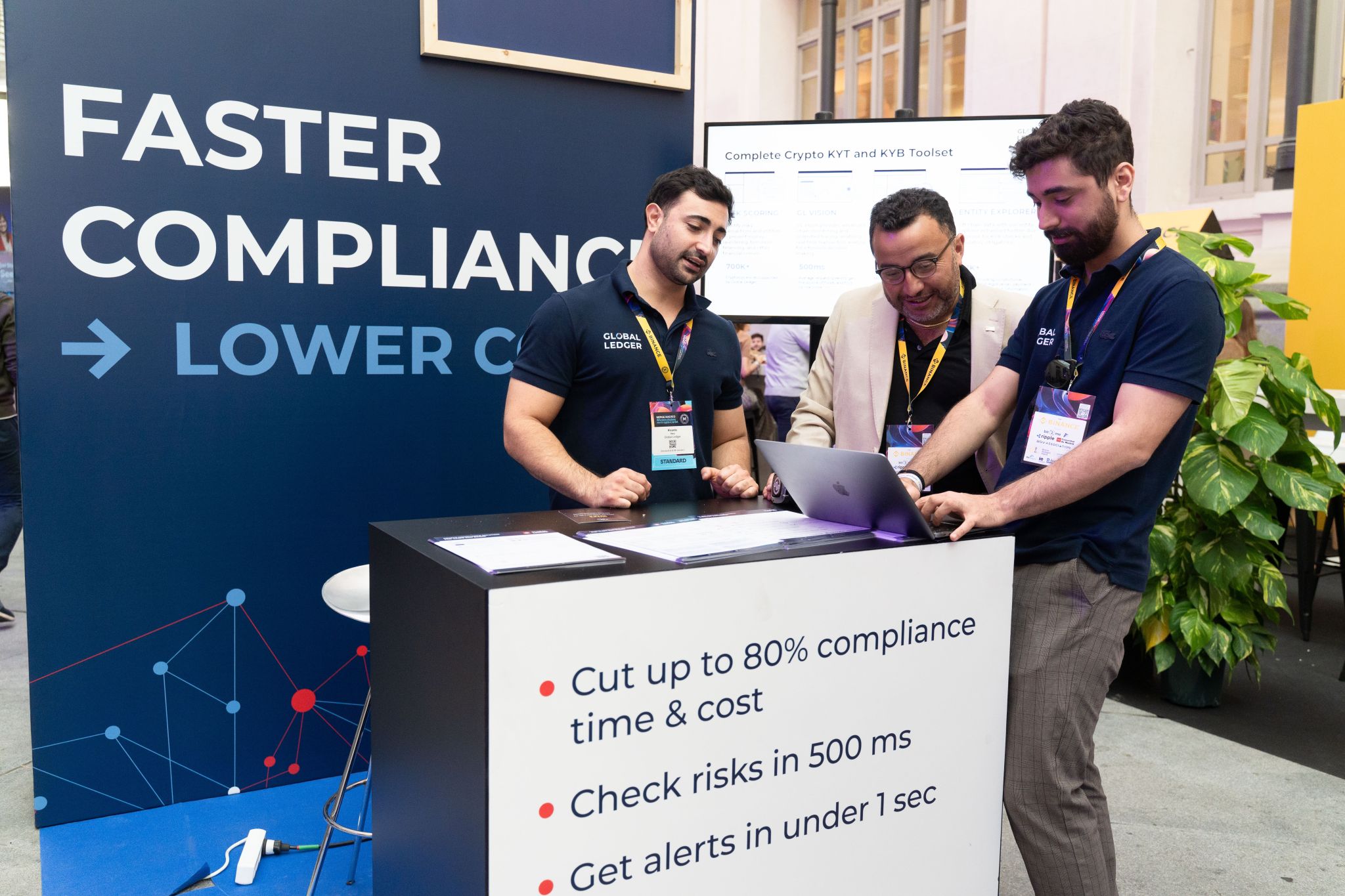 Global Ledger team at MERGE Madrid 2025