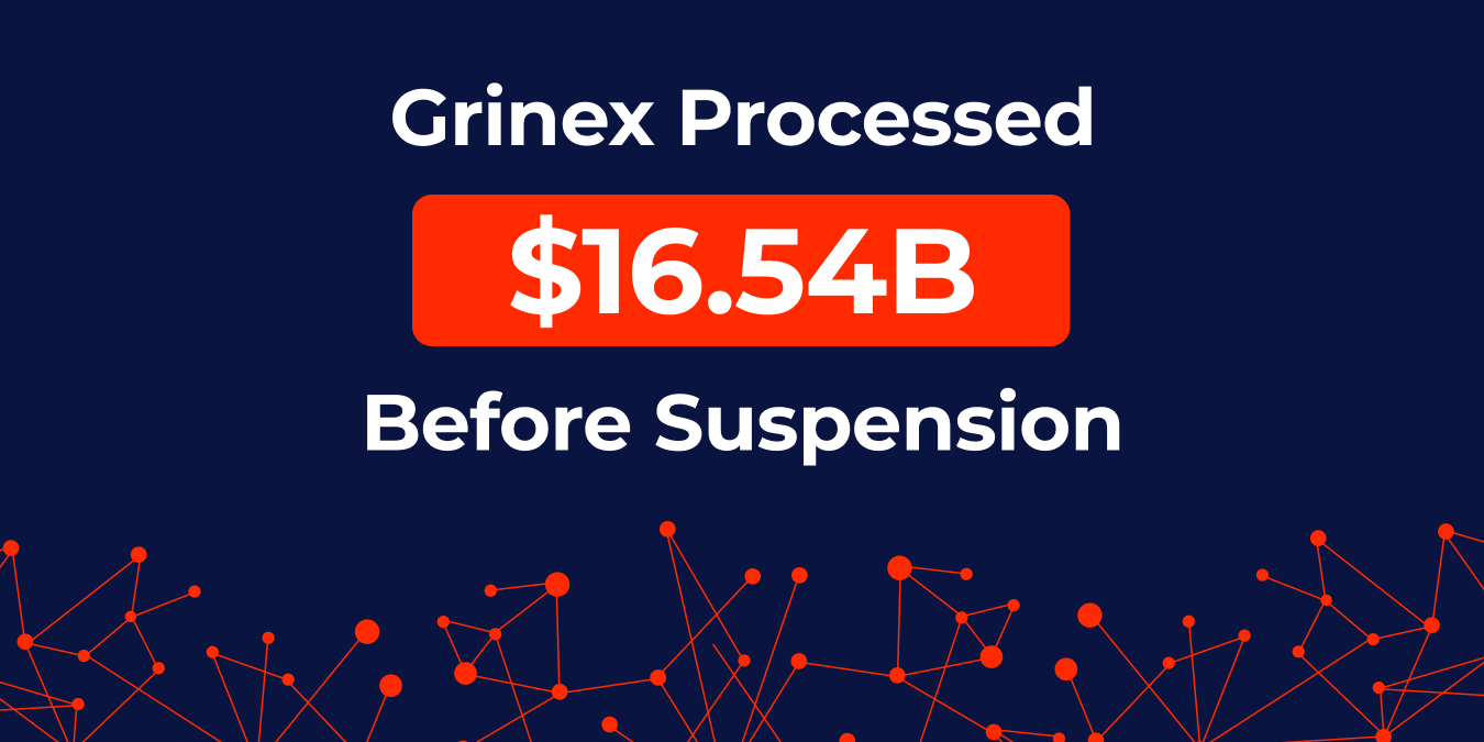 Grinex Processed $16.54B Before Suspension