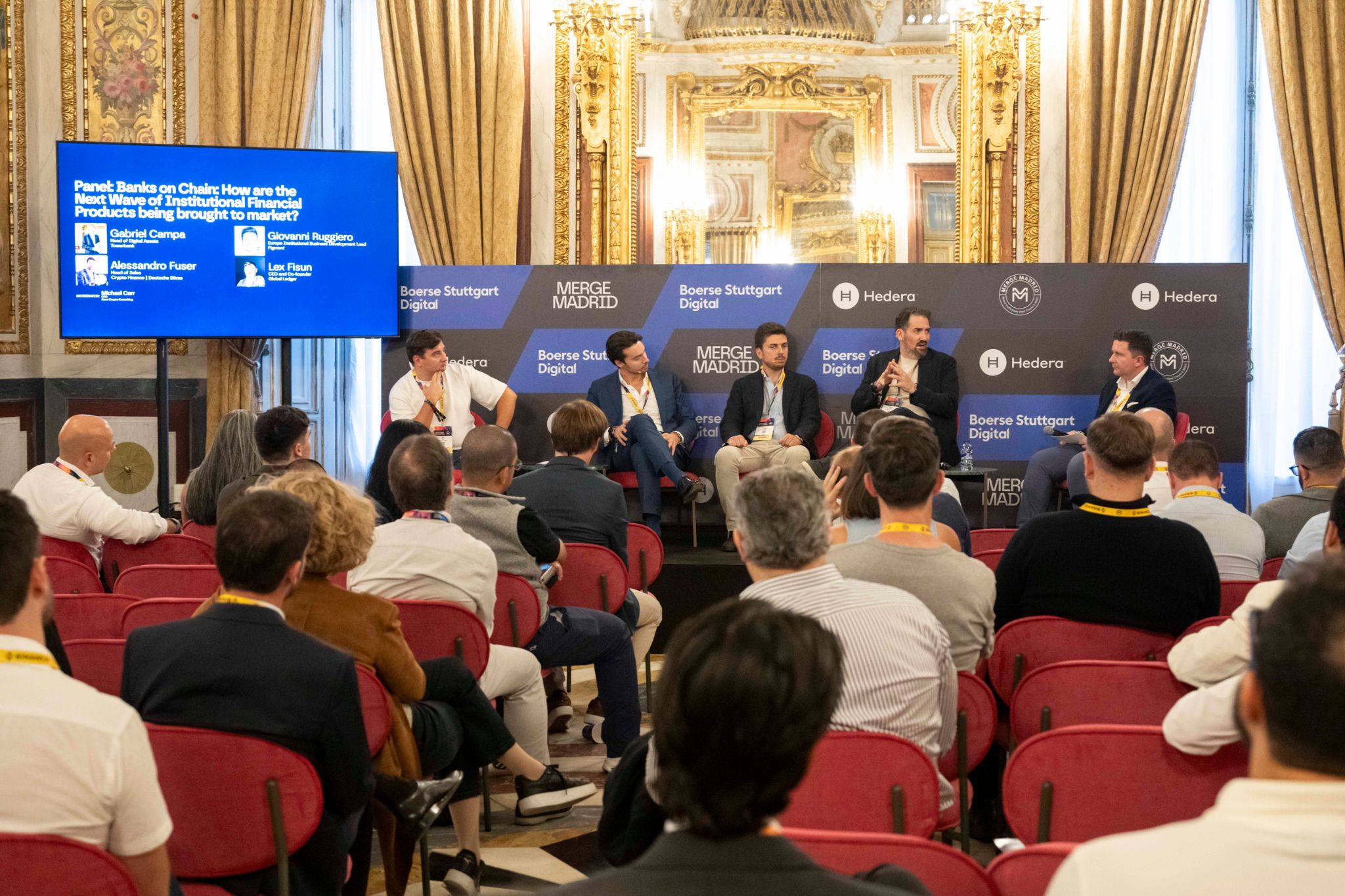 Lex Fisun (on the left) at MERGE Madrid 2025