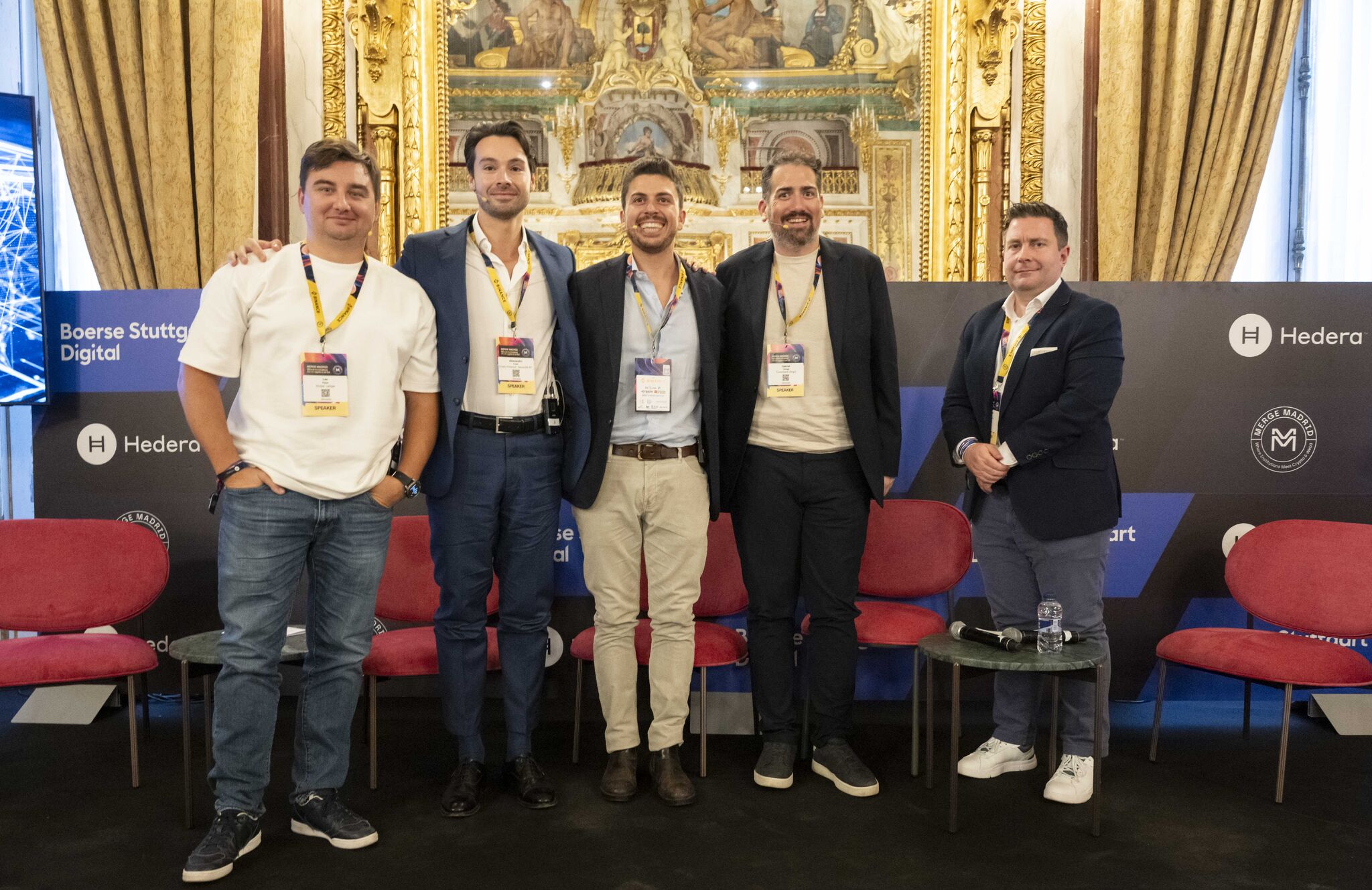 Lex Fisun (on the left) at MERGE Madrid 2025