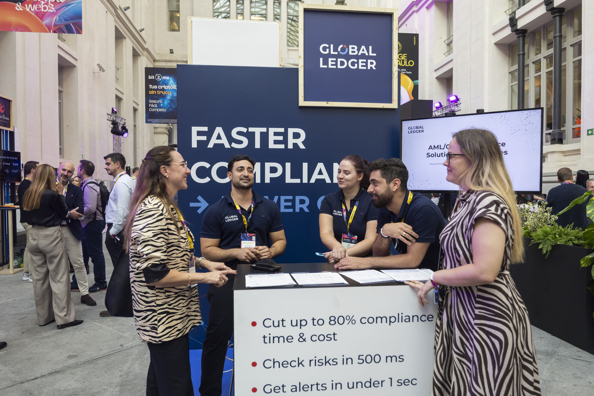 Global Ledger team at MERGE Madrid 2025