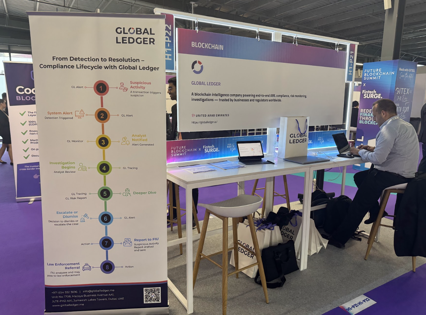 Goran Safar, Head of Sales at Global Ledger, at the Future Blockchain Summit