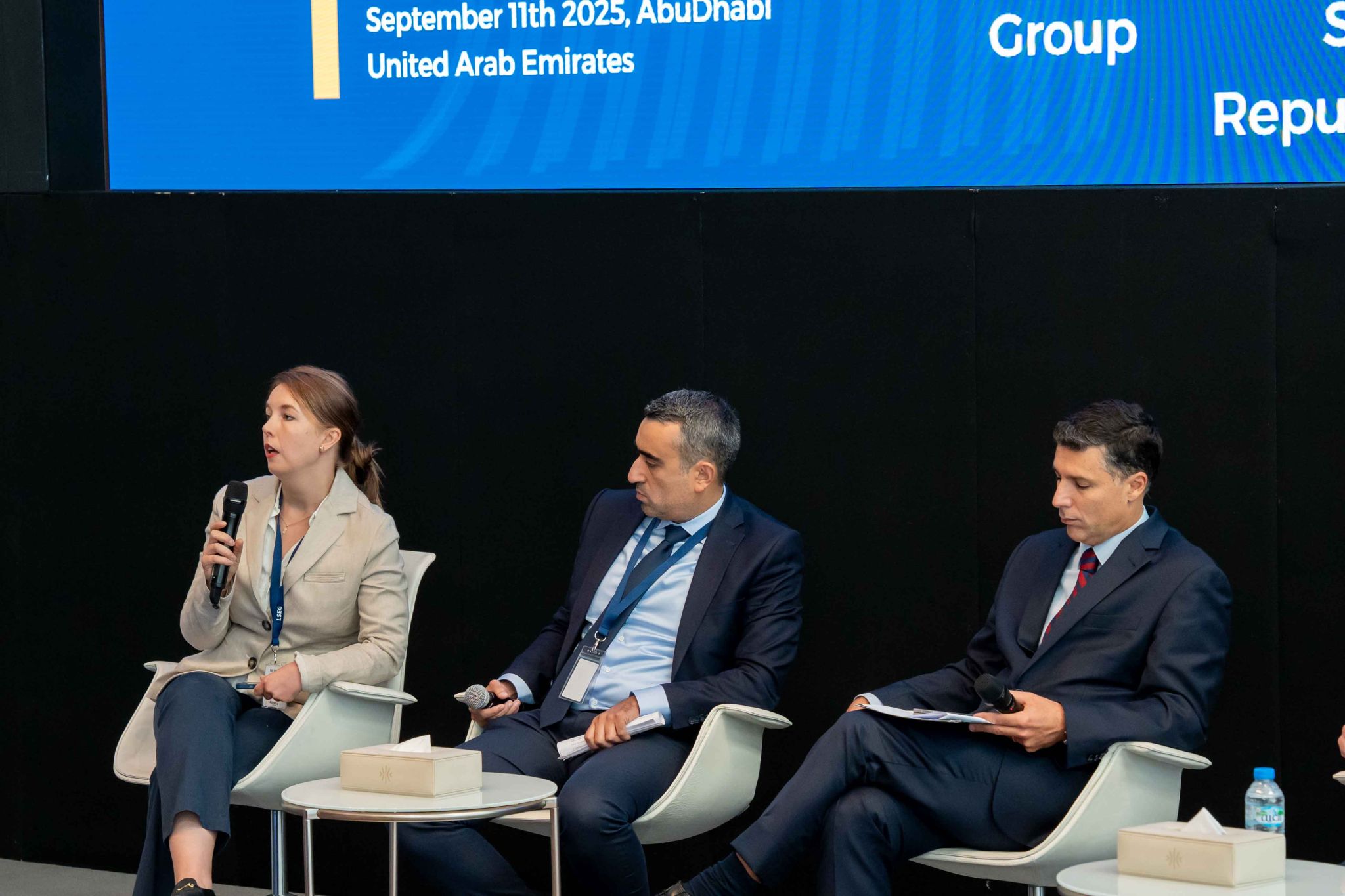 Yulia Murat at the Global Coalition to Fight Financial Crime (GCFFC) Annual Summit at the Abu Dhabi Global Market 