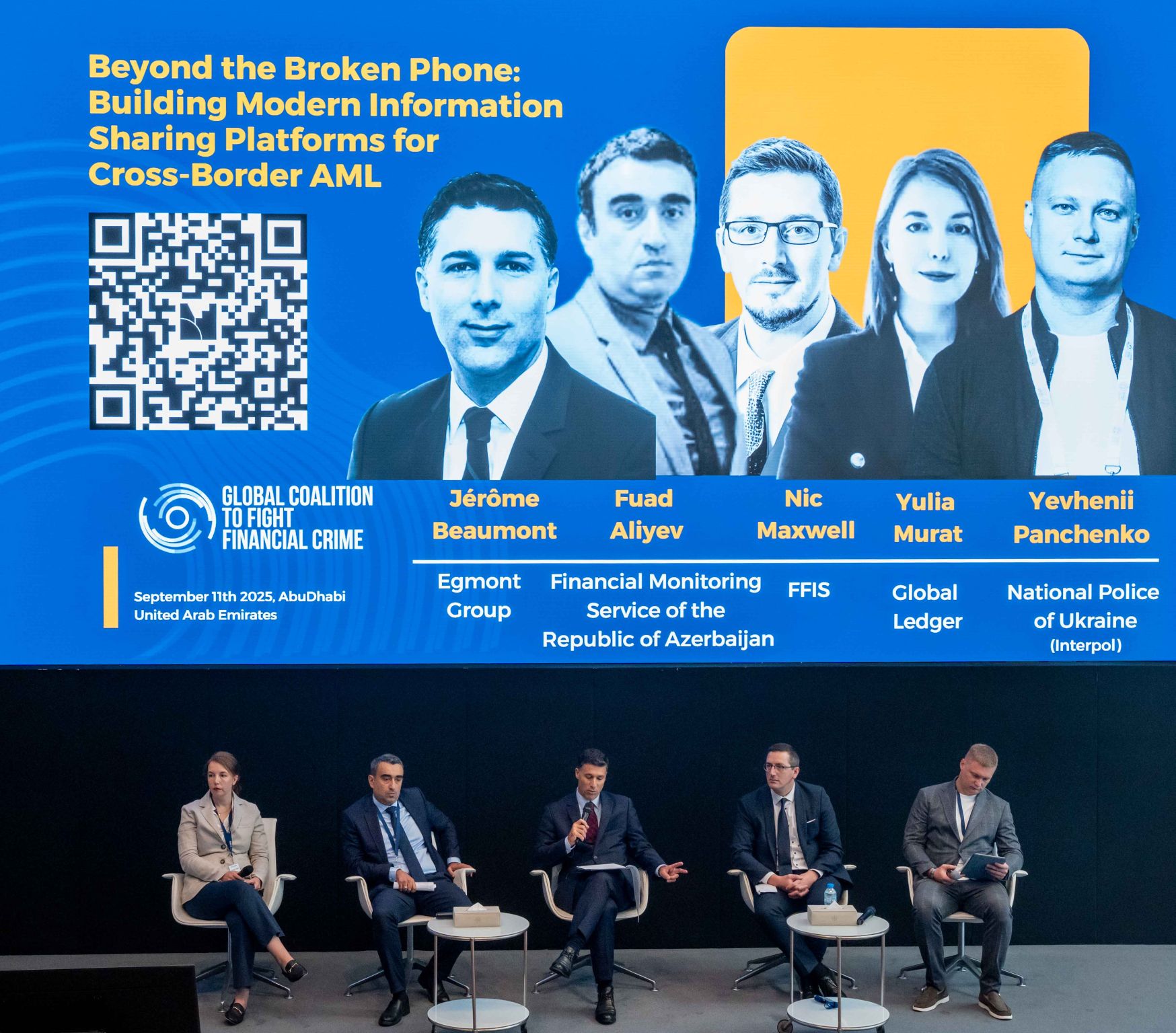 Yulia Murat at the Global Coalition to Fight Financial Crime (GCFFC) Annual Summit at the Abu Dhabi Global Market 